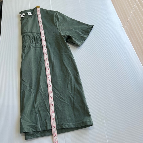 Country Road Tee T-Shirt Olive Green Signature Logo Relaxed Fit Size XXS 6/8 - Picture 12 of 12